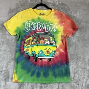 Scooby-Doo Mystery Machine T-Shirt Men's M Tie Dye 100% Cotton